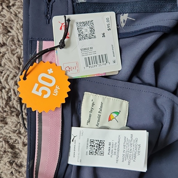 PUMA x Arnold Palmer Men's Arnold Palmer Umbrella Shorts - Picture 3 of 5